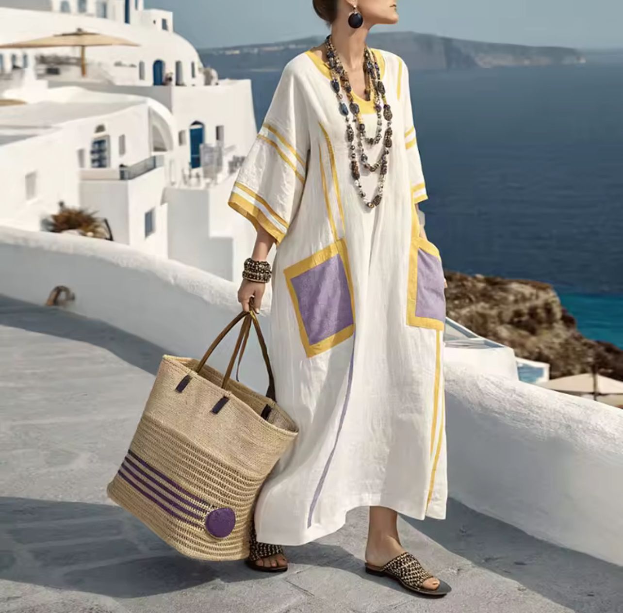 Elegant Mary - Vestito lungo per un look estivo elegante