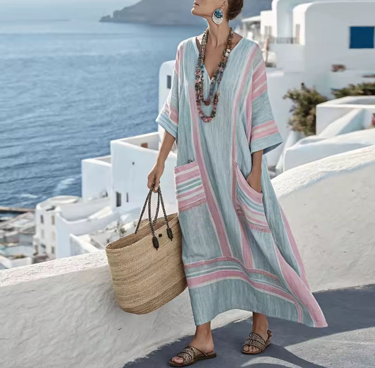 Elegant Mary - Vestito lungo per un look estivo elegante