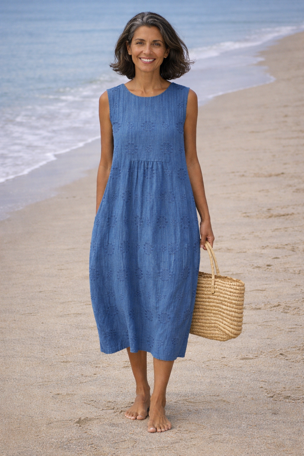 Sara | Vestito midi stampato