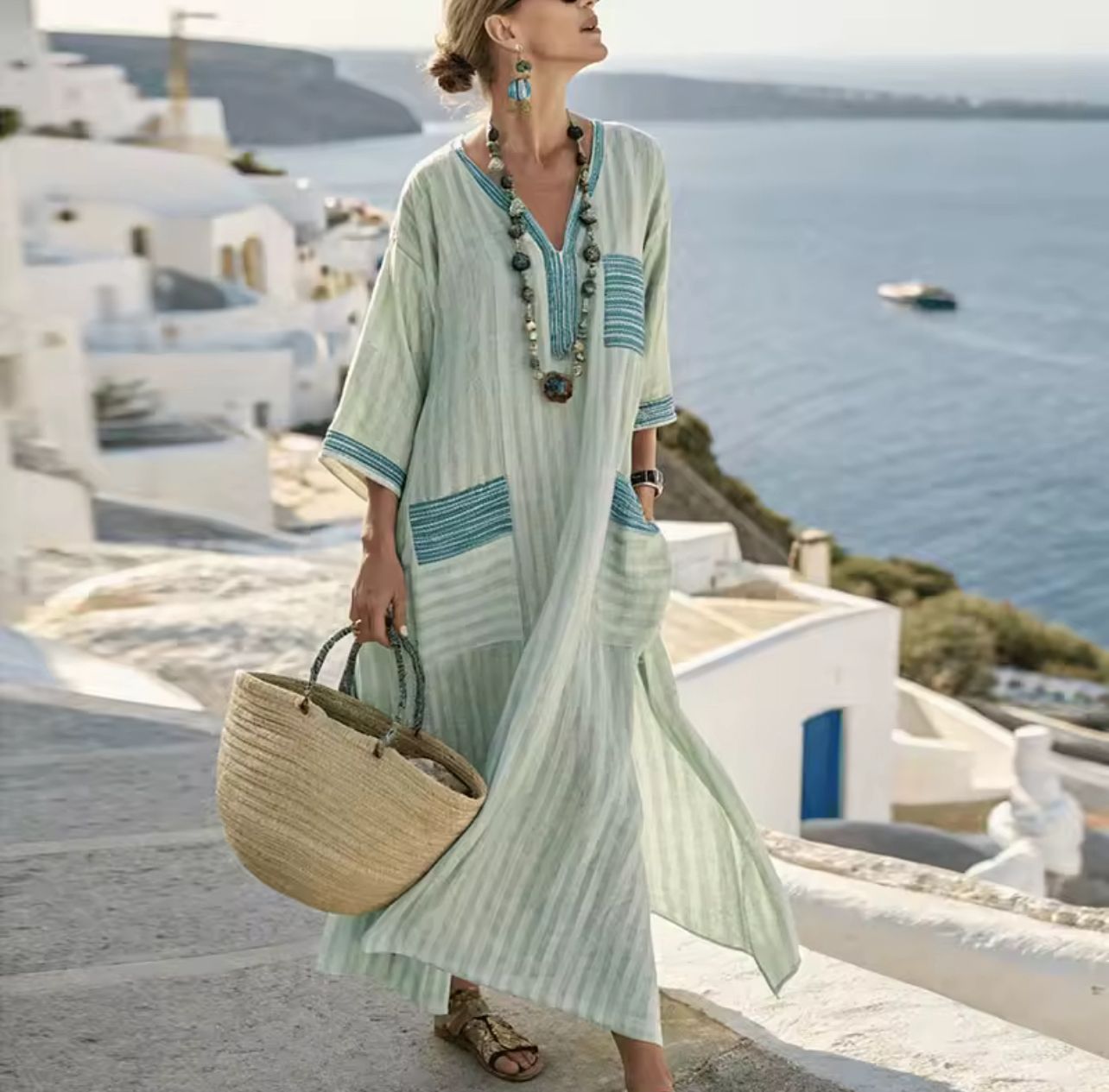 Elegant Mary - Vestito lungo per un look estivo elegante