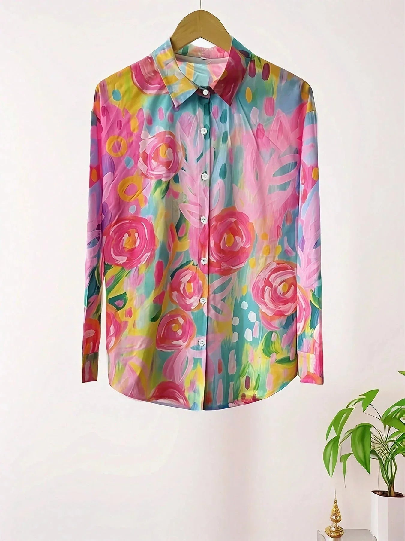 Sadie | Blusa a Motivo Colorato